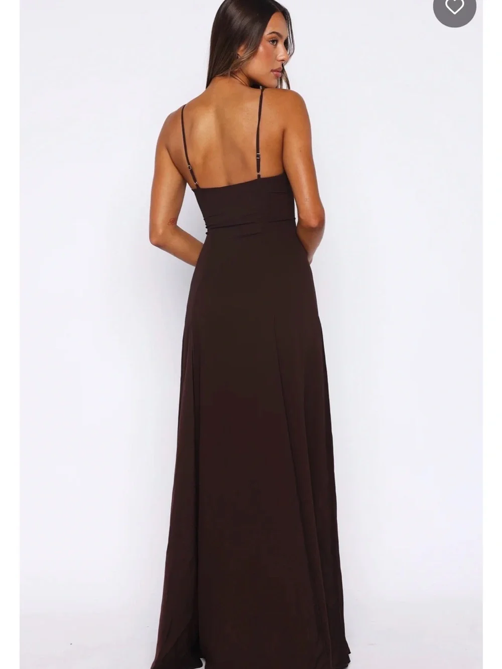 Maxi Dress in Chocolate - Picture 4 of 4